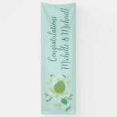 Onder het Baby shower van de Zeeen schildpadden Spandoek (Verticaal)
