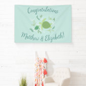 Onder het Baby shower van de Zeeen schildpadden Spandoek (Insitu)