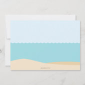 Onder het Baby shower Zee Kaart (Achterkant)