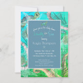 Onder het Baby shower Zee vallen Kaart (Voorkant)