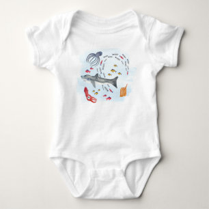 Onder het Baby Zee Romper