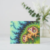 Onder het bos - fractaal Briefkaart (Staand voorkant)