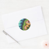 Onder het bos - Fractal Sticker (Envelop)