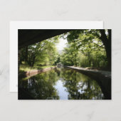 Onder het Briefkaart Brug Llangollen Canal (Voorkant / Achterkant)