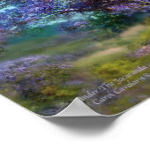 Onder het Jacaranda Art Poster/Print Poster (Hoek)