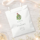 Onder het kersthuwelijk.. bedankzakje (Geknipt)