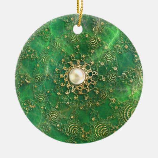 Onder het Ornament van het Zee Emerald (Voorkant)