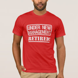Onder het shirt Nieuwe Mannen van beheer in ruste