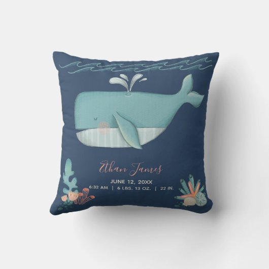 Onder het Sierkussen "Zee walvisvangst" (Achterkant)