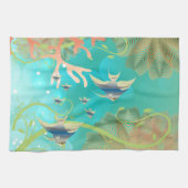 Onder het waterontwerp van het Zee Theedoek (Horizontaal)