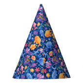 Onder het Zee 1e Verjaardagsfeest Feesthoedjes (Achterkant)