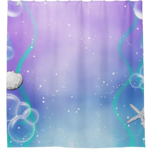 Onder het Zee aangepast, Magische Fantasy Douchegordijn (Voorkant)