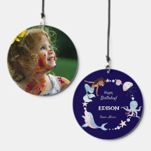 Onder het zee aangepaste foto Wind Chime