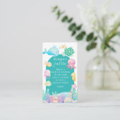 Onder het Zee Adventure Diaper Raffle Informatiekaartje (Staand voorkant)