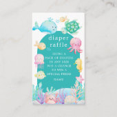 Onder het Zee Adventure Diaper Raffle Informatiekaartje (Voorkant)