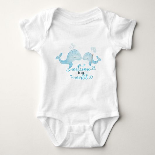 Onder het Zee Baby Bodysuit (Voorkant)