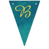 Onder het Zee Baby shower Bunting Flags Vlaggetjes (Tweede vlag)