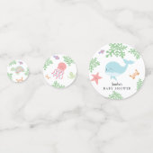 Onder het Zee Baby shower Cute Kawaii Hartelijk da Confetti (Voorkanten)