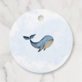 Onder het zee Baby shower Dank u Bedankjes Labels (Achterkant)