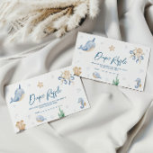 Onder het Zee Baby shower Diaper Raffle Informatiekaartje
