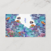 Onder het Zee Baby shower Diaper Raffle Nautical Informatiekaartje (Achterkant)