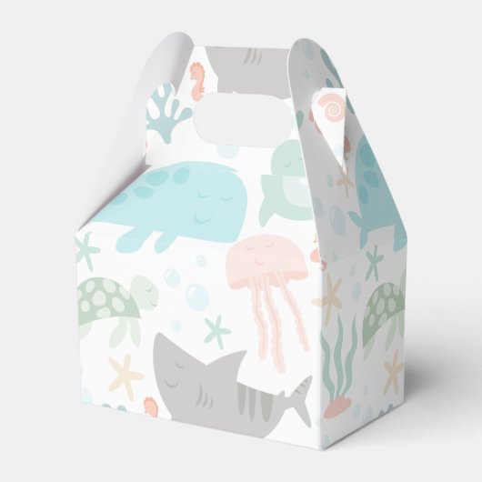 Onder het Zee Baby shower Favor Box Bedankdoosjes (Voorkant Zijde)
