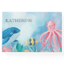 Onder het Zee Baby shower Guest Book