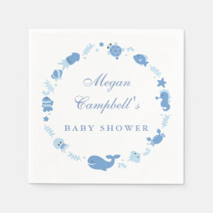 Onder het Zee Baby shower servetten