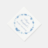 Onder het Zee Baby shower servetten (Hoek)