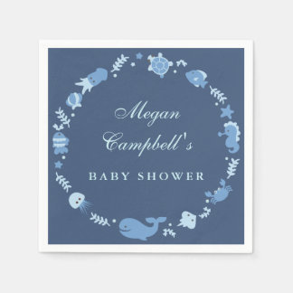 Onder het Zee Baby shower servetten