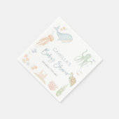 Onder het Zee Baby shower Zee Servet (Hoek)