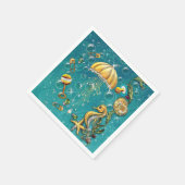 Onder het Zee Baby showers servetten (Hoek)