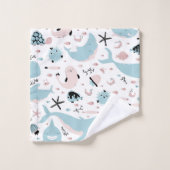 Onder het Zee Bad Handdoek (Wasdoekje)