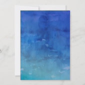 Onder het Zee Birthday Party Kaart (Achterkant)