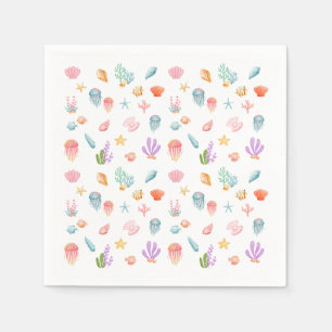 Onder het Zee Birthday Party Servet