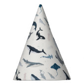 Onder het Zee Blue Whale Party Accessoires Feesthoedjes (Rechts)