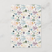 Onder het Zee Boeken voor Baby Invite Insert Informatiekaartje (Achterkant)