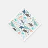 Onder het Zee Boy Baby shower Servet (Hoek)