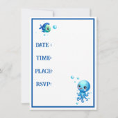 Onder het Zee Boy Birthday | Kaart (Achterkant)