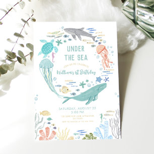 Onder het Zee Boys 1e Verjaardag Kaart