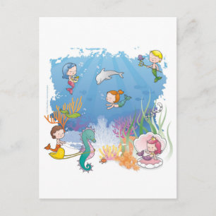 Onder het Zee Briefkaart