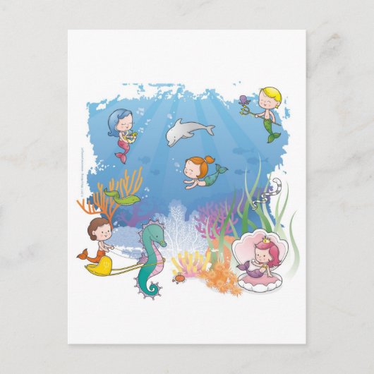 Onder het Zee Briefkaart (Voorkant)