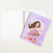 Onder het Zee Brunette Zeemeermin en Zee Shell Planner (Display)