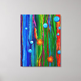 Onder het Zee Canvas Afdruk