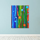 Onder het Zee Canvas Afdruk (Insitu (Houten vloer))