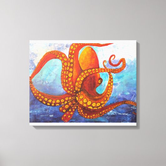Onder het Zee Canvas Afdruk (Voorkant)