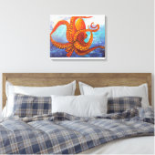 Onder het Zee Canvas Afdruk (Insitu (Slaapkamer))