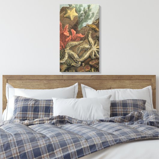 Onder het Zee Canvas Afdruk (Insitu (Slaapkamer))