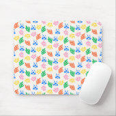 Onder het Zee Coral Seamless Pattern Muismat (Met muis)