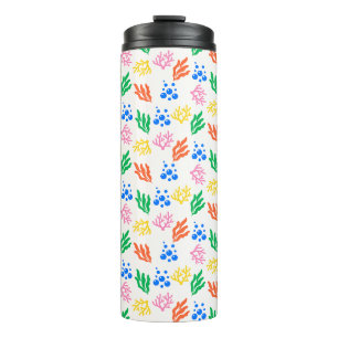 Onder het Zee Coral Seamless Pattern Thermosbeker